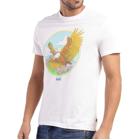Levi’s mens bald eagle T-shirt nwt - Picture 9 of 10
